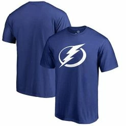 Men's Fanatics Branded Blue Tampa Bay Lightning Primary Logo T-Shirt -Metaverse shop unnamed file 33065