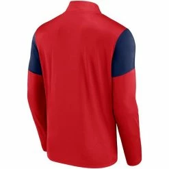 Men's Fanatics Branded Red Florida Panthers Logo Quarter-Zip Jacket -Metaverse shop unnamed file 33097