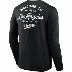 Men's Fanatics Branded Black Los Angeles Dodgers Welcome Hometown Collection Long Sleeve T-Shirt 5 Men's Fanatics Branded Black Los Angeles Dodgers Welcome Hometown Collection Long Sleeve T-Shirt -Metaverse shop unnamed file 33132