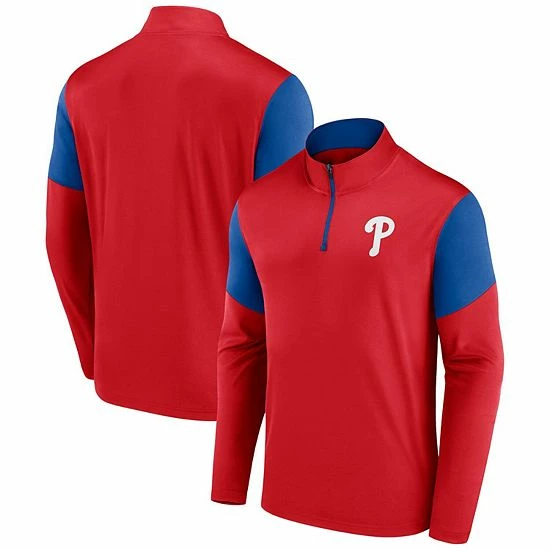 Men's Fanatics Branded Red/Royal Philadelphia Phillies Primary Logo Quarter-Zip Jacket Men's Fanatics Branded Red/Royal Philadelphia Phillies Primary Logo Quarter-Zip Jacket -Metaverse shop unnamed file 33156