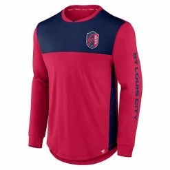 Men's Fanatics Branded Red/Navy St. Louis City SC Striker Long Sleeve T-Shirt 4 Men's Fanatics Branded Red/Navy St. Louis City SC Striker Long Sleeve T-Shirt -Metaverse shop unnamed file 33186