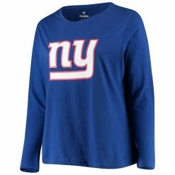 Women's Fanatics Branded Royal New York Giants Plus Size Primary Logo Long Sleeve T-Shirt 4 Women's Fanatics Branded Royal New York Giants Plus Size Primary Logo Long Sleeve T-Shirt -Metaverse shop unnamed file 3339