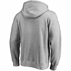 Men's Fanatics Branded Heather Gray St. Louis Blues Primary Team Logo Fleece Fitted Pullover Hoodie -Metaverse shop unnamed file 335