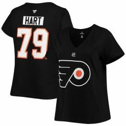 Women's Fanatics Branded Carter Hart Black Philadelphia Flyers Plus Size Name & Number V-Neck T-Shirt 3 Women's Fanatics Branded Carter Hart Black Philadelphia Flyers Plus Size Name & Number V-Neck T-Shirt -Metaverse shop unnamed file 3531