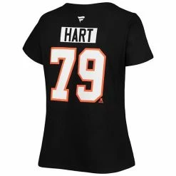 Women's Fanatics Branded Carter Hart Black Philadelphia Flyers Plus Size Name & Number V-Neck T-Shirt 4 Women's Fanatics Branded Carter Hart Black Philadelphia Flyers Plus Size Name & Number V-Neck T-Shirt -Metaverse shop unnamed file 3532
