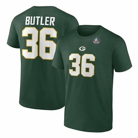 Men's Fanatics Branded LeRoy Butler Green Green Bay Packers Hall of Fame Name & Number T-Shirt Men's Fanatics Branded LeRoy Butler Green Green Bay Packers Hall Of Fame Name & Number T-Shirt -Metaverse shop unnamed file 3538
