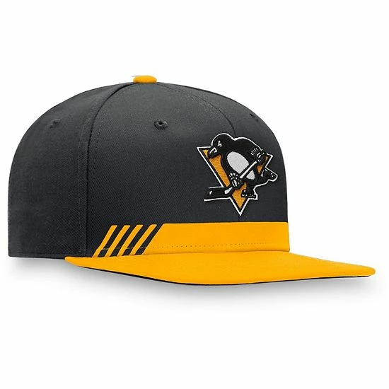 Men's Fanatics Branded Black/Gold Pittsburgh Penguins Pro Locker Room Snapback Hat Men's Fanatics Branded Black/Gold Pittsburgh Penguins Pro Locker Room Snapback Hat -Metaverse shop unnamed file 3559