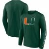 Men's Fanatics Branded Green Miami Hurricanes Double Time 2-Hit Long Sleeve T-Shirt 1 Men's Fanatics Branded Green Miami Hurricanes Double Time 2-Hit Long Sleeve T-Shirt -Metaverse shop unnamed file 3569