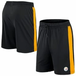 Men's Fanatics Branded Black Pittsburgh Steelers Break It Loose Shorts
