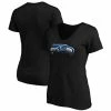 Women's Fanatics Branded Black Seattle Seahawks Plus Size Midnight Mascot V-Neck T-Shirt -Metaverse shop unnamed file 3650