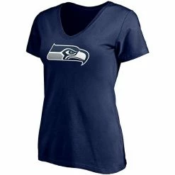 Women's Fanatics Branded DK Metcalf College Navy Seattle Seahawks Player Icon Name & Number V-Neck T-Shirt -Metaverse shop unnamed file 3659