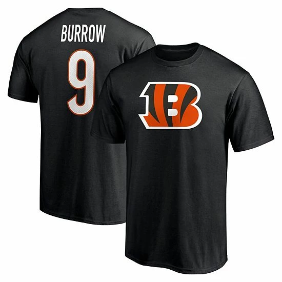 Men's Fanatics Branded Joe Burrow Black Cincinnati Bengals Player Icon Name & Number T-Shirt Men's Fanatics Branded Joe Burrow Black Cincinnati Bengals Player Icon Name & Number T-Shirt -Metaverse shop unnamed file 3672