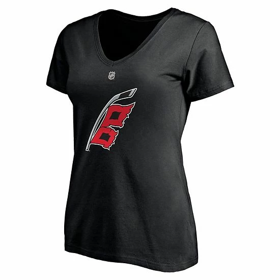 Women's Fanatics Branded Sebastian Aho Black Carolina Hurricanes Alternate Authentic Stack Name & Number V-Neck T-Shirt Women's Fanatics Branded Sebastian Aho Black Carolina Hurricanes Alternate Authentic Stack Name & Number V-Neck T-Shirt -Metaverse shop unnamed file 3686