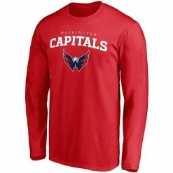 Men's Fanatics Branded Red Washington Capitals Team Logo Lockup Long Sleeve T-Shirt 4 Men's Fanatics Branded Red Washington Capitals Team Logo Lockup Long Sleeve T-Shirt -Metaverse shop unnamed file 3690