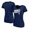 Women's Fanatics Branded Heathered Navy New York Yankees Hometown Pinstripe Tri-Blend V-Neck T-Shirt 1 Women's Fanatics Branded Heathered Navy New York Yankees Hometown Pinstripe Tri-Blend V-Neck T-Shirt -Metaverse shop unnamed file 3692