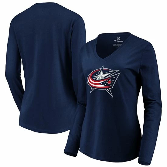 Women's Fanatics Branded Navy Columbus Blue Jackets Primary Logo Long Sleeve V-Neck T-Shirt Women's Fanatics Branded Navy Columbus Blue Jackets Primary Logo Long Sleeve V-Neck T-Shirt -Metaverse shop unnamed file 3697