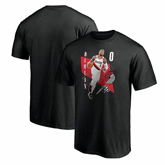 Men's Fanatics Branded Damian Lillard Black Portland Trail Blazers Pick & Roll T-Shirt Men's Fanatics Branded Damian Lillard Black Portland Trail Blazers Pick & Roll T-Shirt -Metaverse shop unnamed file 3767