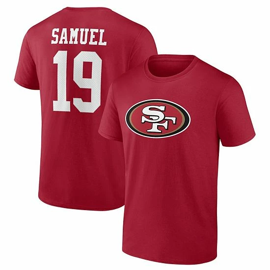 Men's Fanatics Branded Deebo Samuel Scarlet San Francisco 49ers Player Icon Name & Number T-Shirt Men's Fanatics Branded Deebo Samuel Scarlet San Francisco 49ers Player Icon Name & Number T-Shirt -Metaverse shop unnamed file 3784