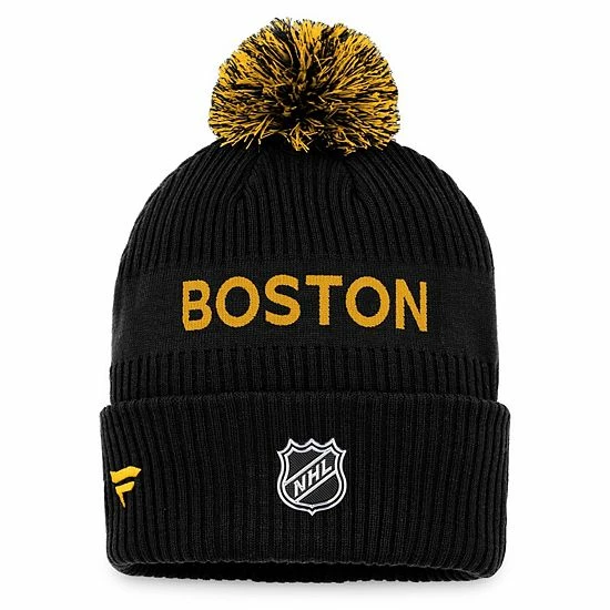 Men's Fanatics Branded Black/Yellow Boston Bruins 2022 NHL Draft Authentic Pro Cuffed Knit Hat with Pom Men's Fanatics Branded Black/Yellow Boston Bruins 2022 NHL Draft Authentic Pro Cuffed Knit Hat With Pom -Metaverse shop unnamed file 3789