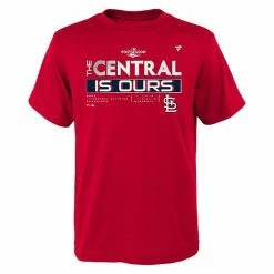 Youth Fanatics Branded Red St. Louis Cardinals 2022 NL Central Division Champions Locker Room T-Shirt -Metaverse shop unnamed file 3806