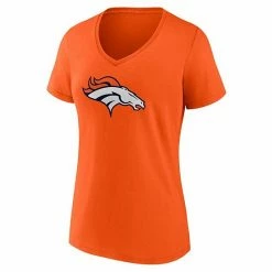 Women's Fanatics Branded Russell Wilson Orange Denver Broncos Player Icon Name & Number V-Neck T-Shirt -Metaverse shop unnamed file 3840
