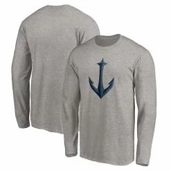 Men's Fanatics Branded Heathered Gray Seattle Kraken Secondary Logo Long Sleeve T-Shirt 3 Men's Fanatics Branded Heathered Gray Seattle Kraken Secondary Logo Long Sleeve T-Shirt -Metaverse shop unnamed file 3843