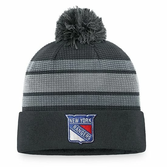 Men's Fanatics Branded Charcoal New York Rangers Authentic Pro Home Ice Cuffed Knit Hat with Pom Men's Fanatics Branded Charcoal New York Rangers Authentic Pro Home Ice Cuffed Knit Hat With Pom -Metaverse shop unnamed file 3848