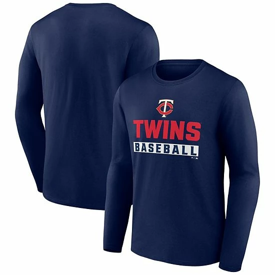 Men's Fanatics Branded Navy Minnesota Twins Let's Go Long Sleeve T-Shirt Men's Fanatics Branded Navy Minnesota Twins Let's Go Long Sleeve T-Shirt -Metaverse shop unnamed file 3849