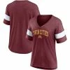 Women's Fanatics Branded Heathered Maroon Minnesota Golden Gophers Arched City Sleeve-Striped Tri-Blend V-Neck T-Shirt 1 Women's Fanatics Branded Heathered Maroon Minnesota Golden Gophers Arched City Sleeve-Striped Tri-Blend V-Neck T-Shirt -Metaverse shop unnamed file 3853