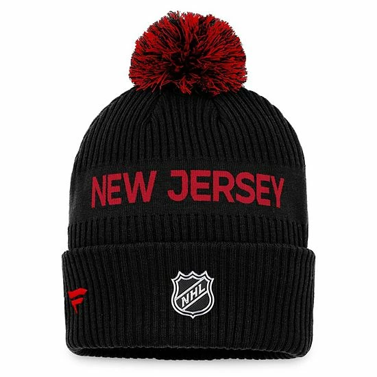 Men's Fanatics Branded Black/Red New Jersey Devils 2022 NHL Draft Authentic Pro Cuffed Knit Hat with Pom Men's Fanatics Branded Black/Red New Jersey Devils 2022 NHL Draft Authentic Pro Cuffed Knit Hat With Pom -Metaverse shop unnamed file 3878