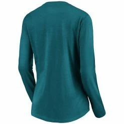 Women's Fanatics Branded Teal San Jose Sharks Primary Logo Long Sleeve V-Neck T-Shirt -Metaverse shop unnamed file 3885