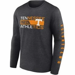 Men's Fanatics Branded Heathered Charcoal Tennessee Volunteers Broad Jump 2-Hit Long Sleeve T-Shirt 4 Men's Fanatics Branded Heathered Charcoal Tennessee Volunteers Broad Jump 2-Hit Long Sleeve T-Shirt -Metaverse shop unnamed file 3919