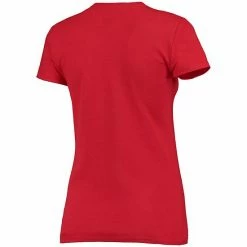 Women's Fanatics Branded Red Wisconsin Badgers Basic Arch T-Shirt -Metaverse shop unnamed file 3952