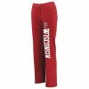 Women's Fanatics Branded Red Wisconsin Badgers Sideblocker Sweatpants