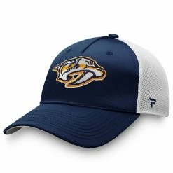 Women's Fanatics Branded Navy Nashville Predators Exclusive Trucker Snapback Hat