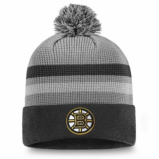 Men's Fanatics Branded Gray Boston Bruins Authentic Pro Home Ice Cuffed Knit Hat with Pom Men's Fanatics Branded Gray Boston Bruins Authentic Pro Home Ice Cuffed Knit Hat With Pom -Metaverse shop unnamed file 3984