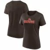 Women's Fanatics Branded Brown Cleveland Browns Fundamental Base T-Shirt -Metaverse shop unnamed file 4023