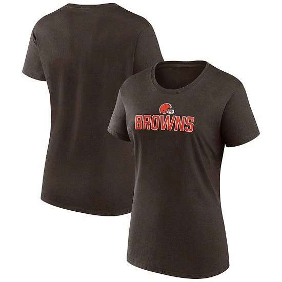 Women's Fanatics Branded Brown Cleveland Browns Fundamental Base T-Shirt Women's Fanatics Branded Brown Cleveland Browns Fundamental Base T-Shirt -Metaverse shop unnamed file 4023