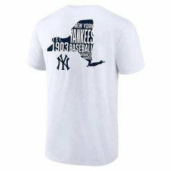 Men's Fanatics Branded White New York Yankees Hometown Hot Shot T-Shirt -Metaverse shop unnamed file 4030