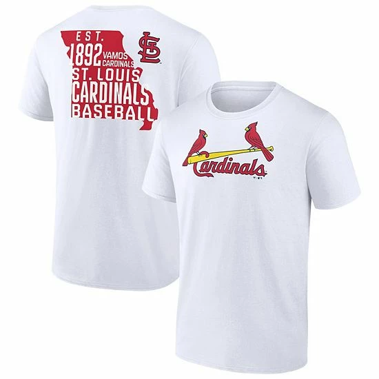 Men's Fanatics Branded White St. Louis Cardinals Hometown Hot Shot T-Shirt Men's Fanatics Branded White St. Louis Cardinals Hometown Hot Shot T-Shirt -Metaverse shop unnamed file 4037