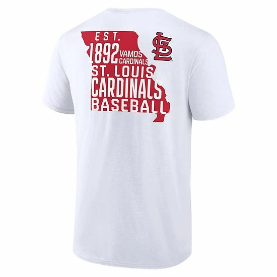 Men's Fanatics Branded White St. Louis Cardinals Hometown Hot Shot T-Shirt Men's Fanatics Branded White St. Louis Cardinals Hometown Hot Shot T-Shirt -Metaverse shop unnamed file 4039