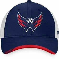 Men's Fanatics Branded Navy/White Washington Capitals Authentic Pro Team Locker Room Trucker Snapback Hat -Metaverse shop unnamed file 4060