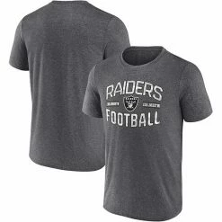 Men's Fanatics Branded Heathered Charcoal Las Vegas Raiders Want To Play T-Shirt -Metaverse shop unnamed file 407
