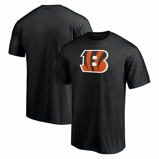 Men's Fanatics Branded Black Cincinnati Bengals Team Primary Logo T-Shirt 3 Men's Fanatics Branded Black Cincinnati Bengals Team Primary Logo T-Shirt