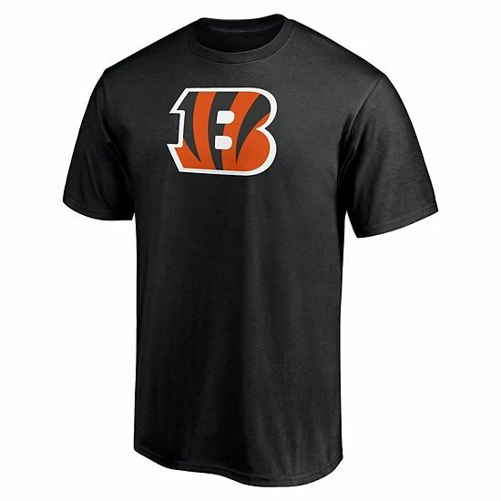 Men's Fanatics Branded Black Cincinnati Bengals Team Primary Logo T-Shirt 5 Men's Fanatics Branded Black Cincinnati Bengals Team Primary Logo T-Shirt - Image 3