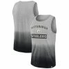 Men's Fanatics Branded Heathered Gray/Black Pittsburgh Steelers Our Year Tank Top -Metaverse shop unnamed file 4113