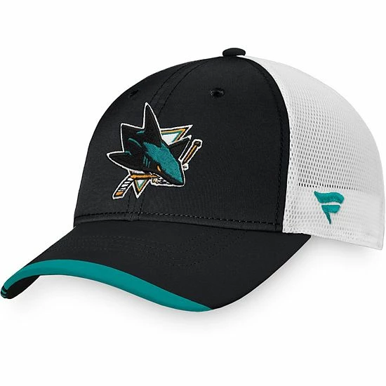Men's Fanatics Branded Black/White San Jose Sharks Authentic Pro Team Locker Room Trucker Snapback Hat Men's Fanatics Branded Black/White San Jose Sharks Authentic Pro Team Locker Room Trucker Snapback Hat -Metaverse shop unnamed file 4136