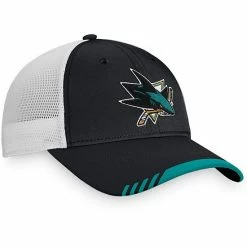 Men's Fanatics Branded Black/White San Jose Sharks Authentic Pro Team Locker Room Trucker Snapback Hat 5 Men's Fanatics Branded Black/White San Jose Sharks Authentic Pro Team Locker Room Trucker Snapback Hat -Metaverse shop unnamed file 4138