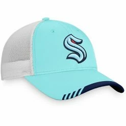Men's Fanatics Branded Light Blue/White Seattle Kraken Authentic Pro Team Locker Room Trucker Snapback Hat 5 Men's Fanatics Branded Light Blue/White Seattle Kraken Authentic Pro Team Locker Room Trucker Snapback Hat -Metaverse shop unnamed file 4155