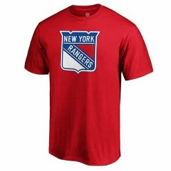 Men's Fanatics Branded Red New York Rangers Team Primary Logo T-Shirt -Metaverse shop unnamed file 4198